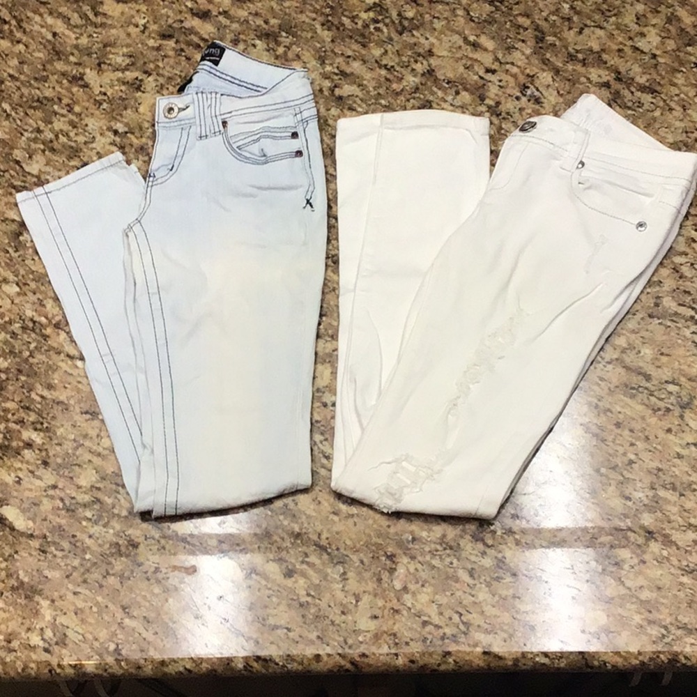 Girls Jeans. Used. 2 for $12.